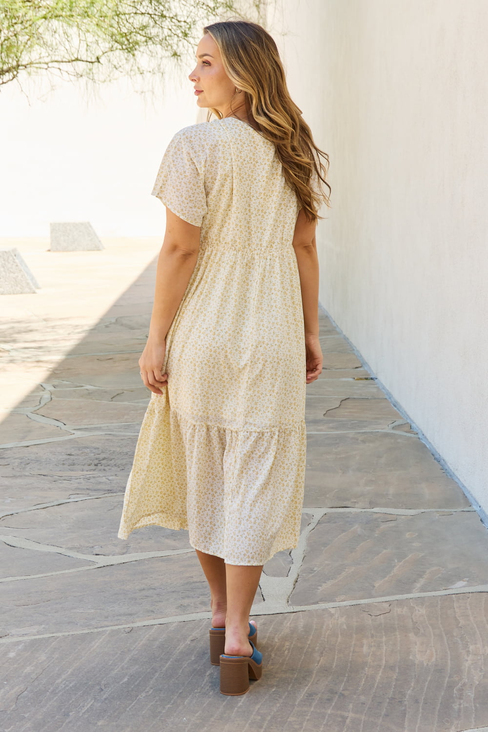 HEYSON Kimono Sleeve Midi Dress