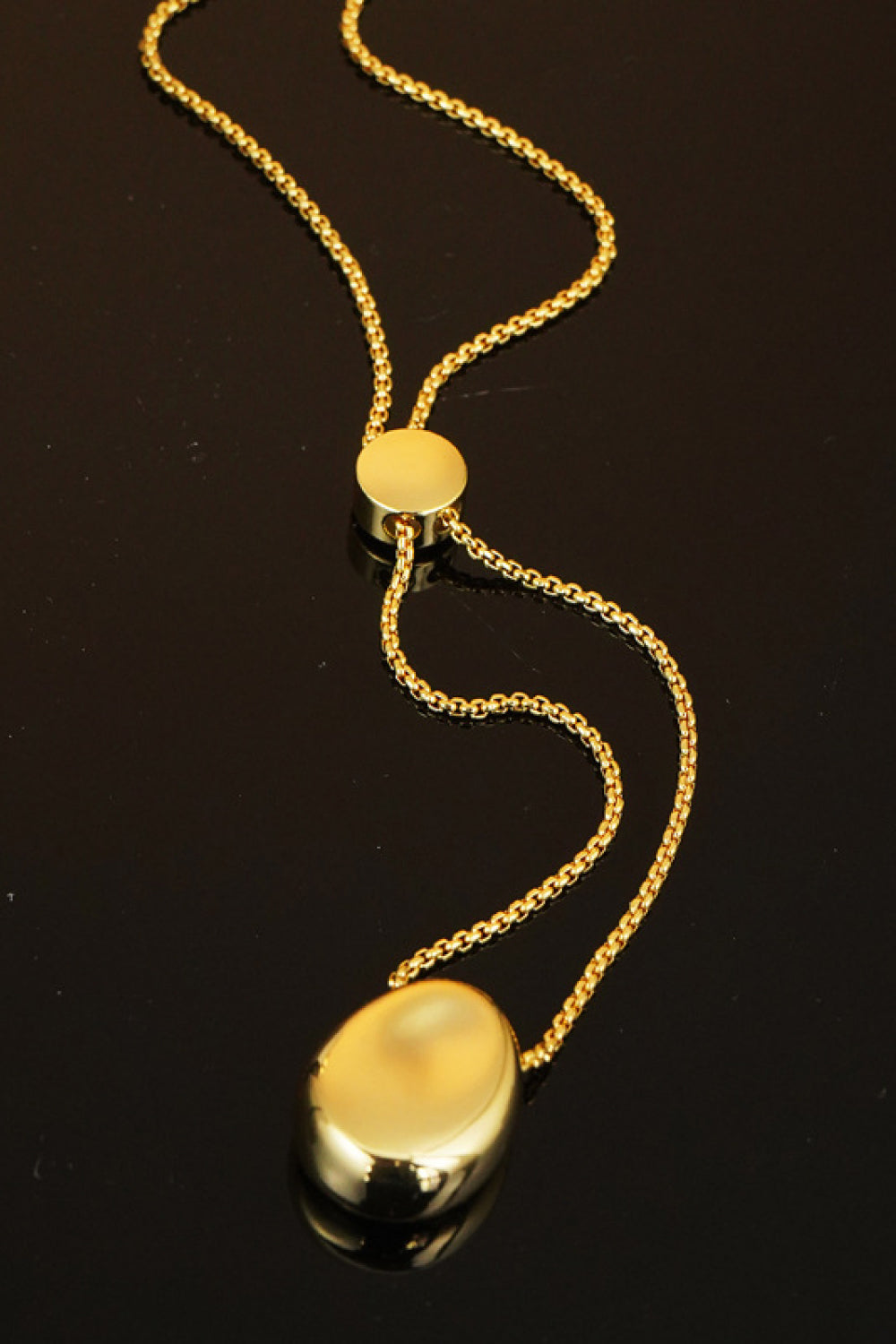 18k Gold-Plated Sweater Chain Necklace