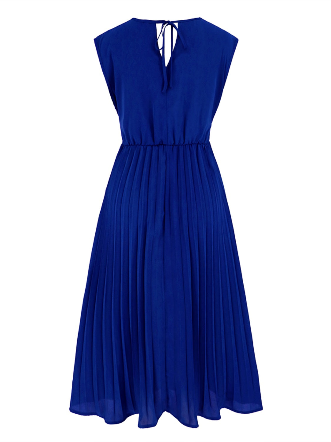 Pleated Sleeveless Dress