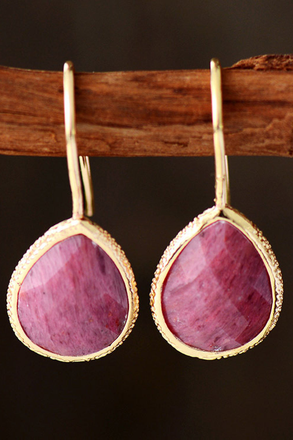 Handmade Pear-Shaped Earrings