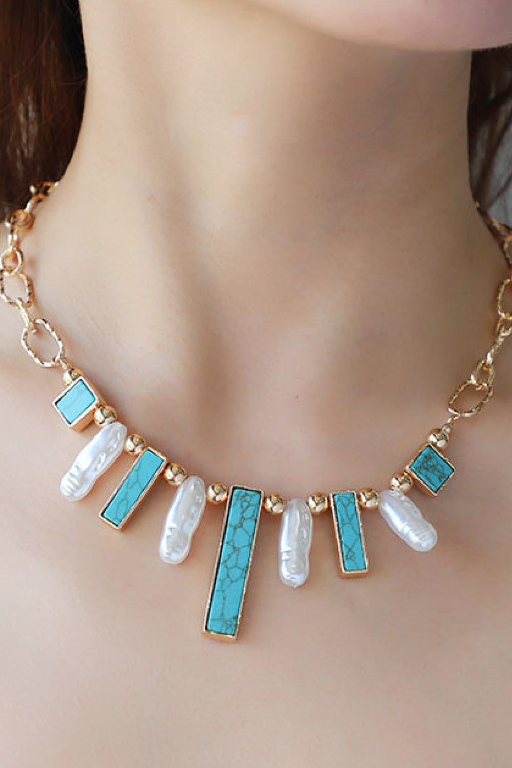 Turquoise Drop Necklace