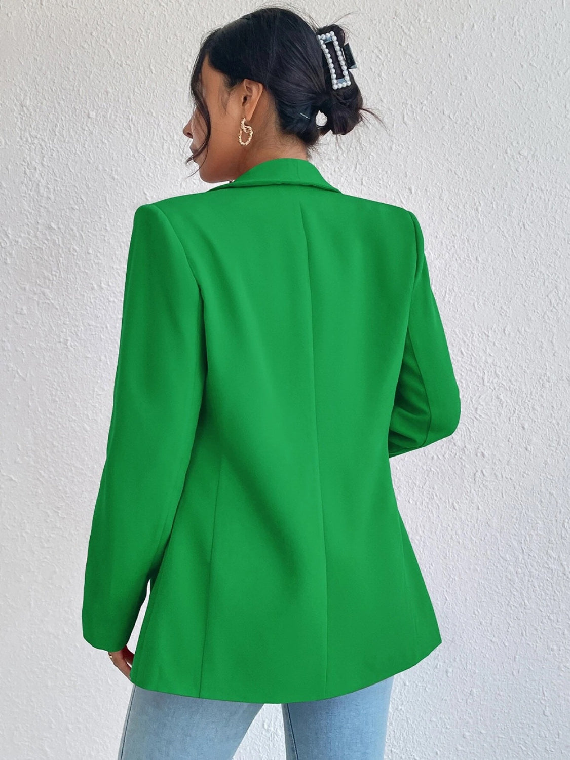 Shawl-Collar Summer Blazer