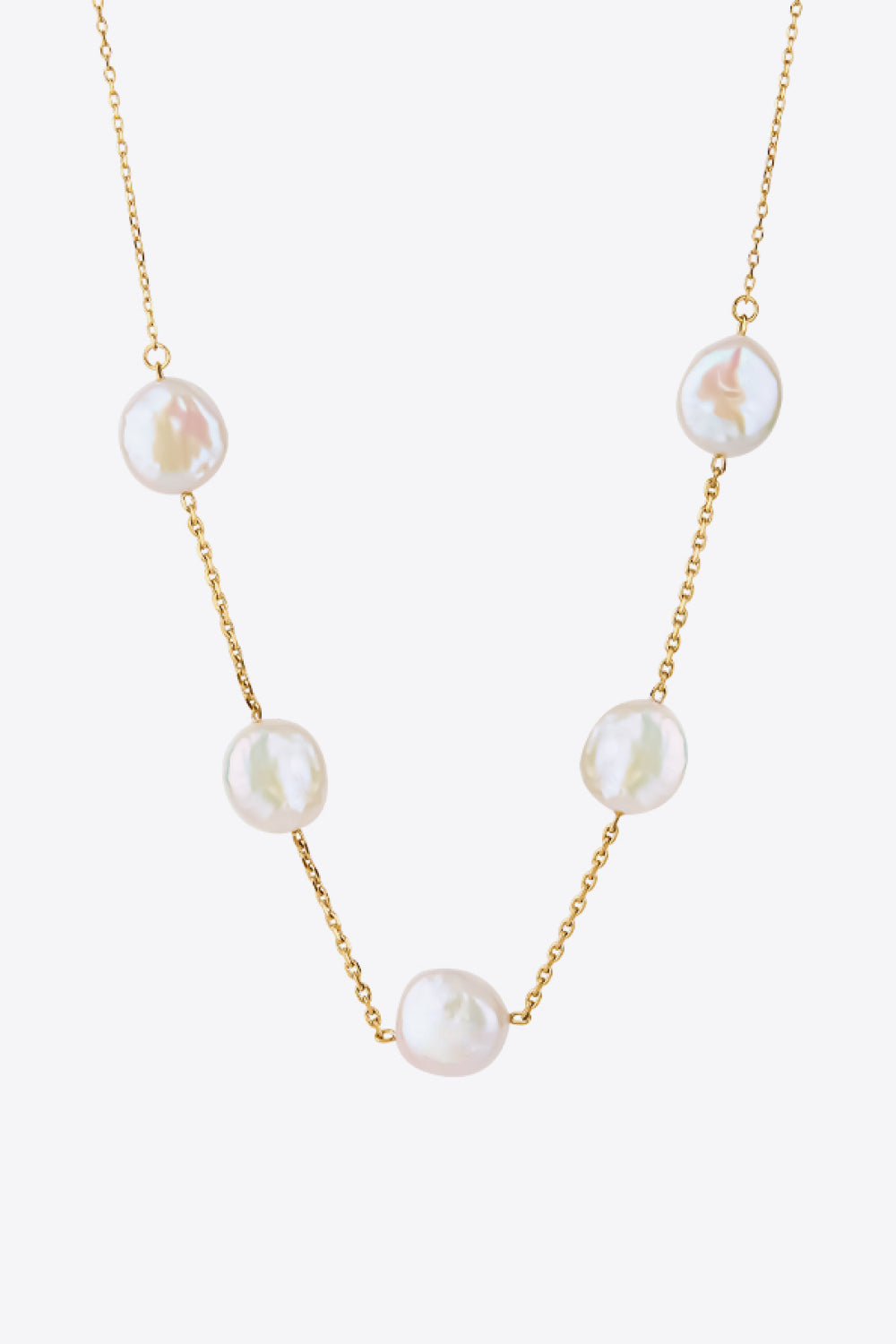 Freshwater Pearl Station Necklace
