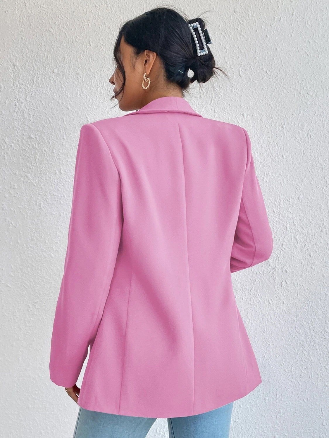 Shawl-Collar Summer Blazer