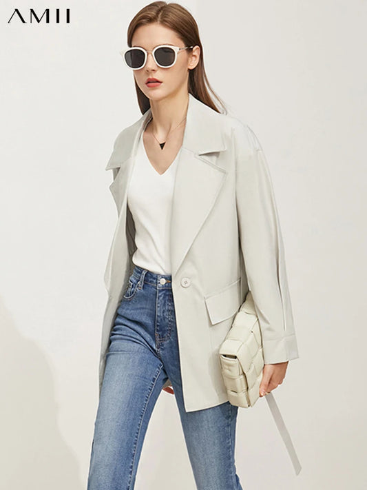 Amii Belted Cotton-Blend Trench Coat