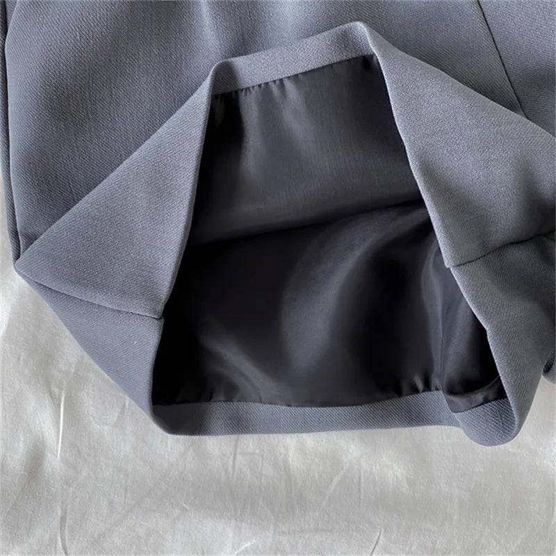 Cotton-Blend A-Line Shorts