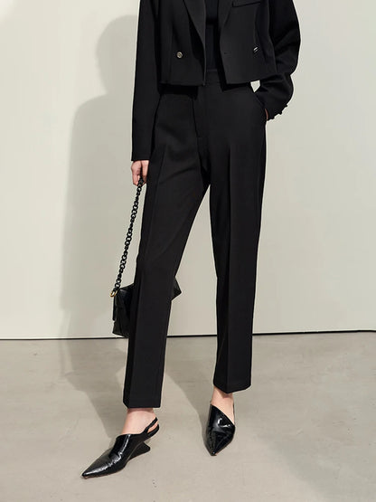 Amii Viscose Ankle-Length Trousers