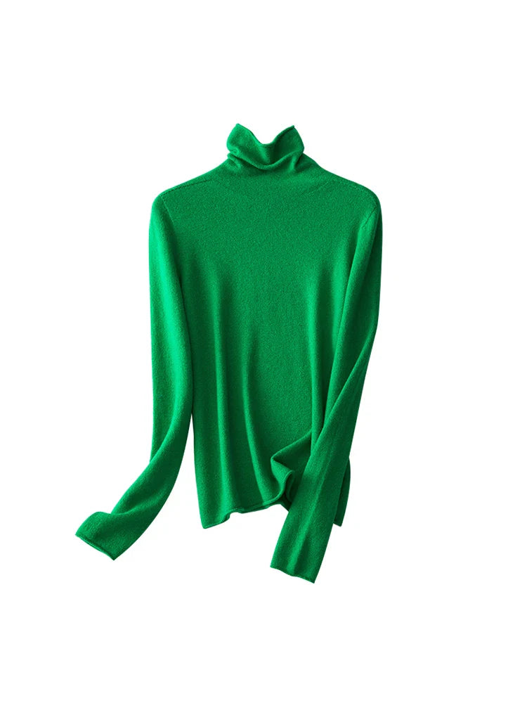 Lightweight Wool Turtleneck