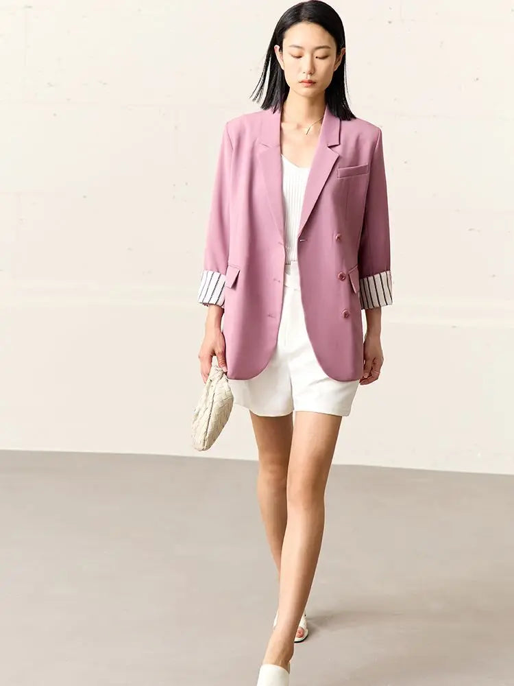 Amii Ribbed V-Neck Sleeveless Blouse