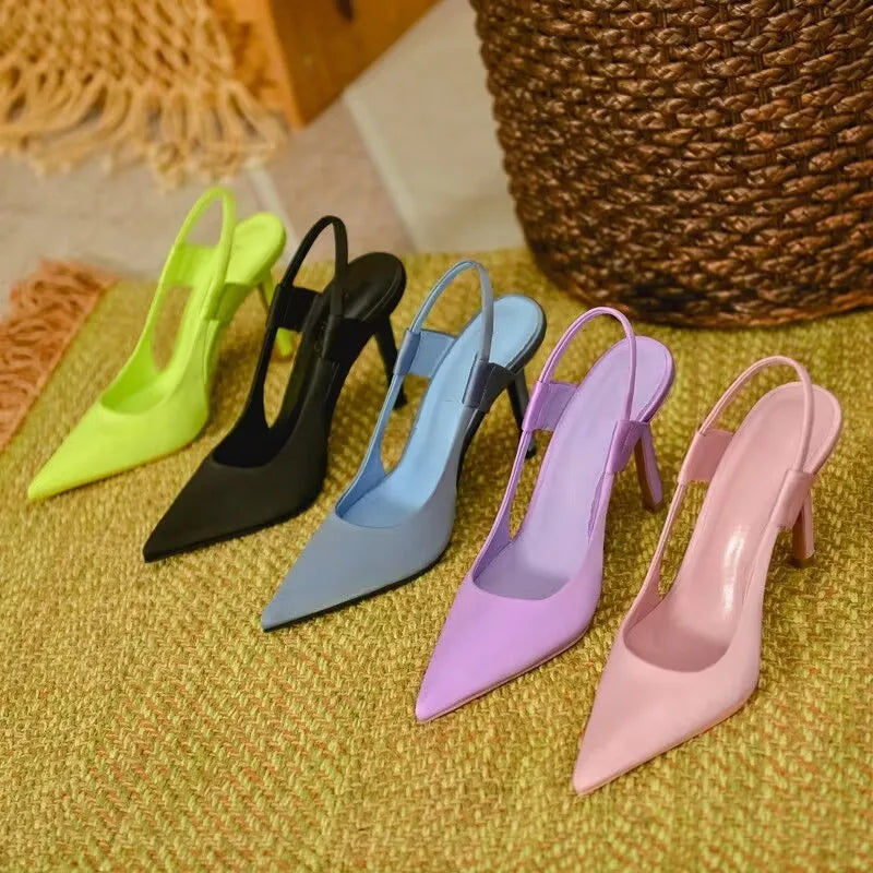 Spring Slingback Heels