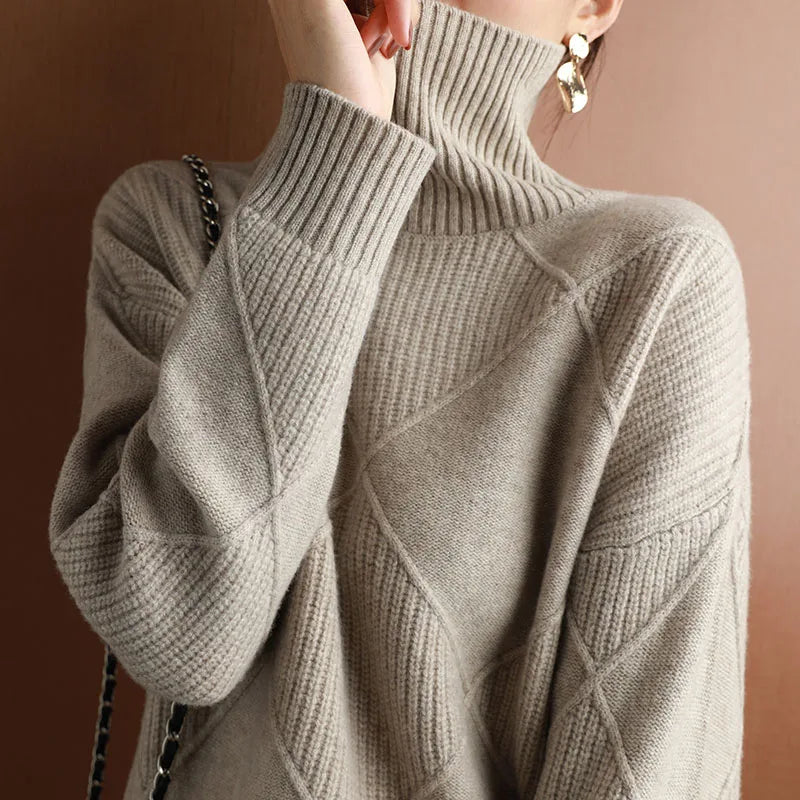 Oversized Cashmere Turtleneck