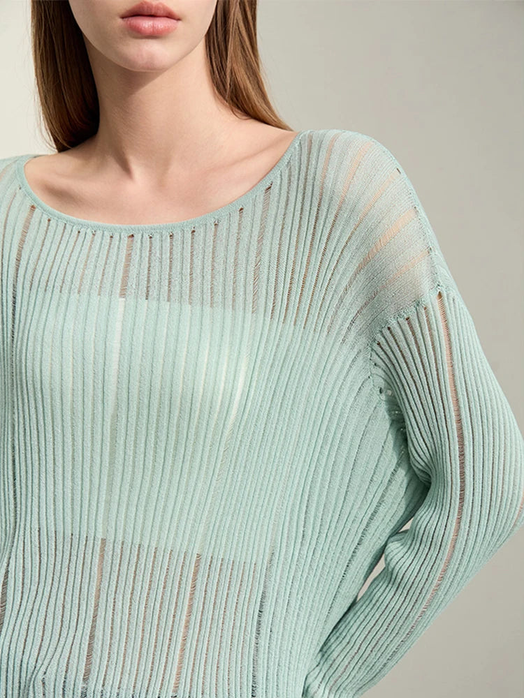Amii Sheer Viscose Summer Sweater