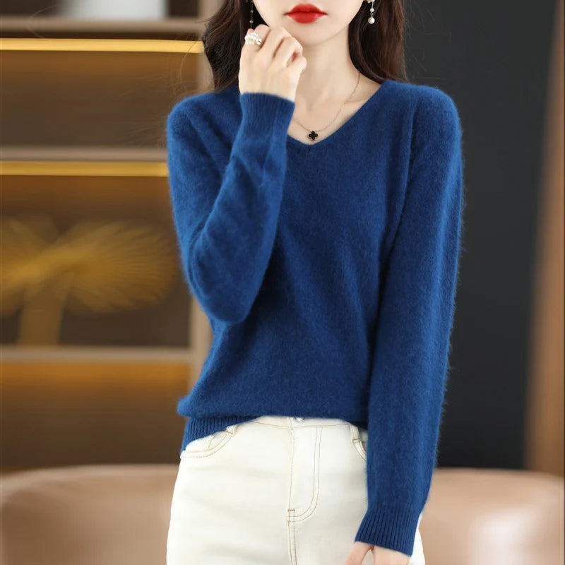 Beliarst V-Neck Cashmere Sweater