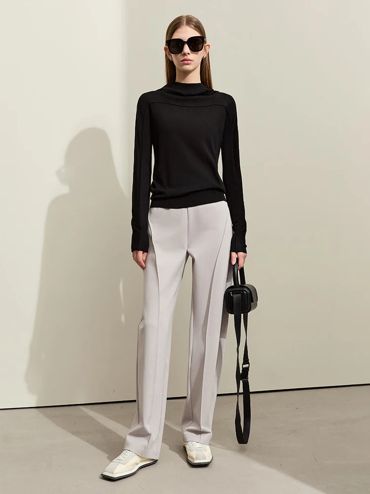 Amii Mock-Neck Sweater