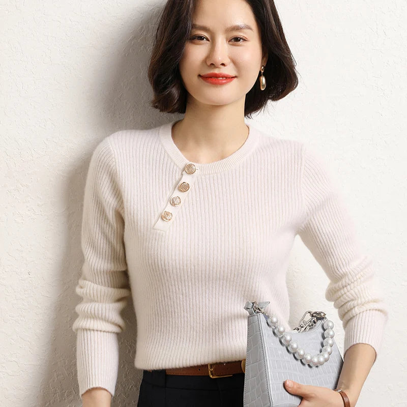 Cashmere Long-Sleeved Shirt
