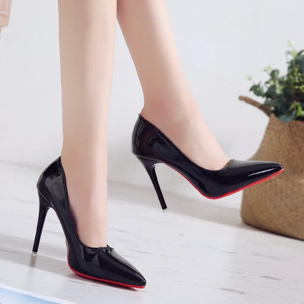 Patent Leather Stiletto Heels