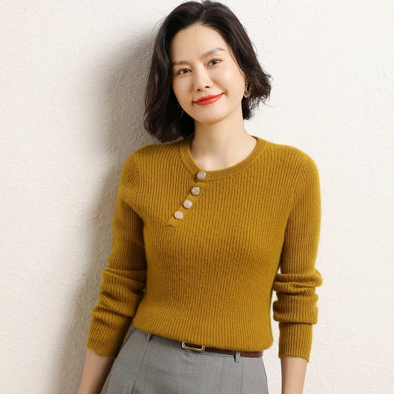 Cashmere Long-Sleeved Shirt