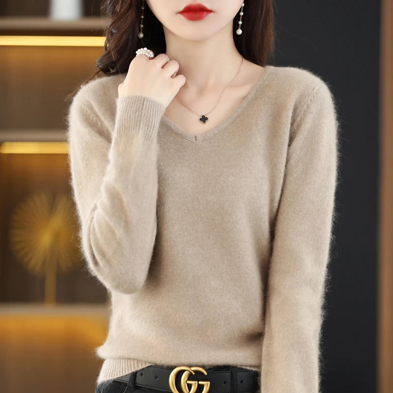 Beliarst V-Neck Cashmere Sweater