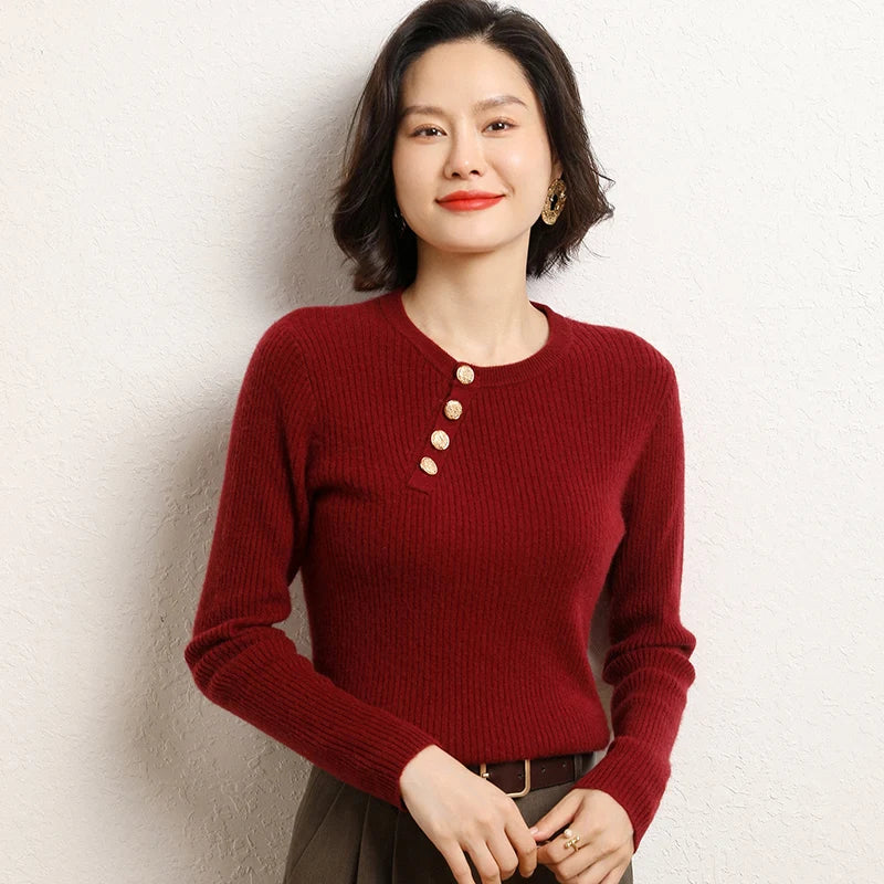 Cashmere Long-Sleeved Shirt