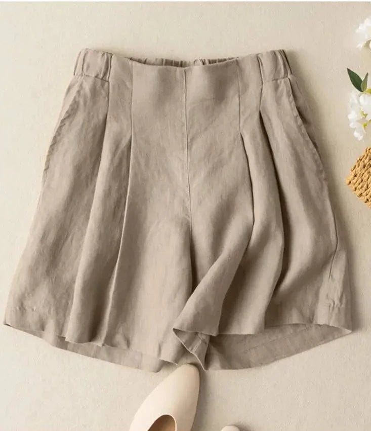 Zanzea Cotton Palazzo Pocket Shorts