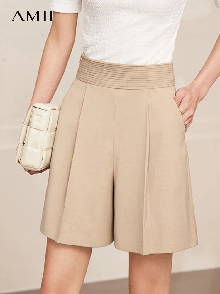 Amii Pleated Shorts