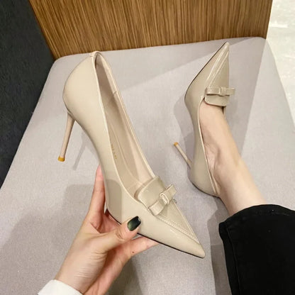 Bowknot Pointed-Toe Heel