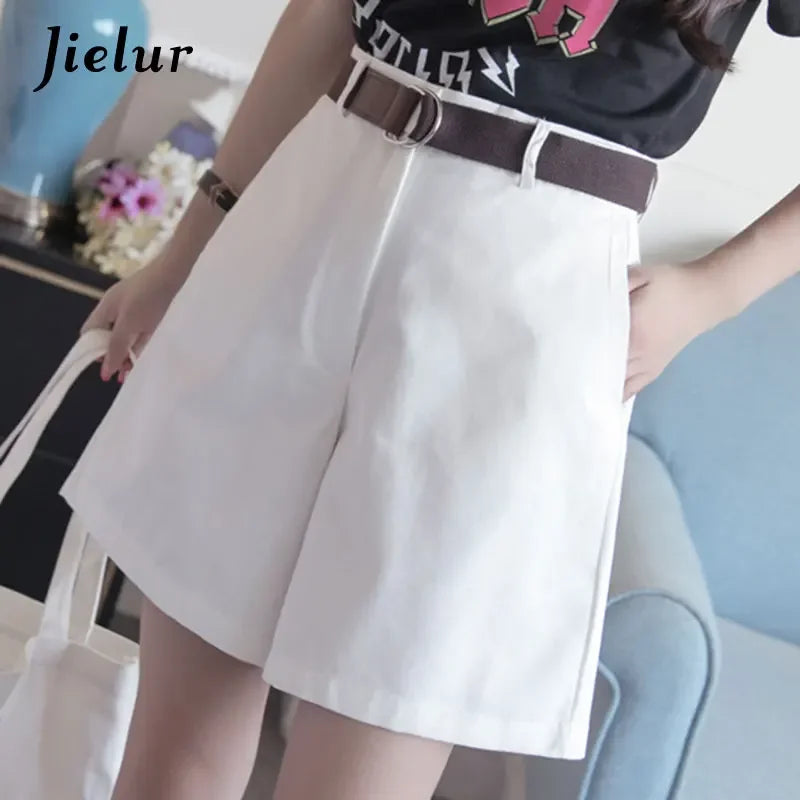 Cotton-Blend Khaki Shorts