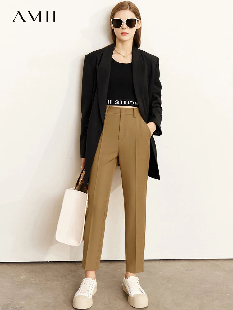 Amii Cropped Ankle Trousers