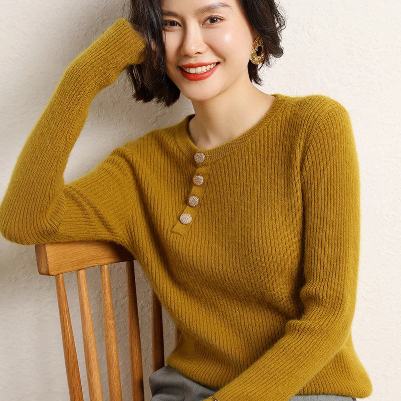 Cashmere Long-Sleeved Shirt