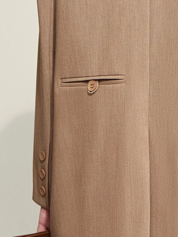 Amii Lightweight Twill Blazer