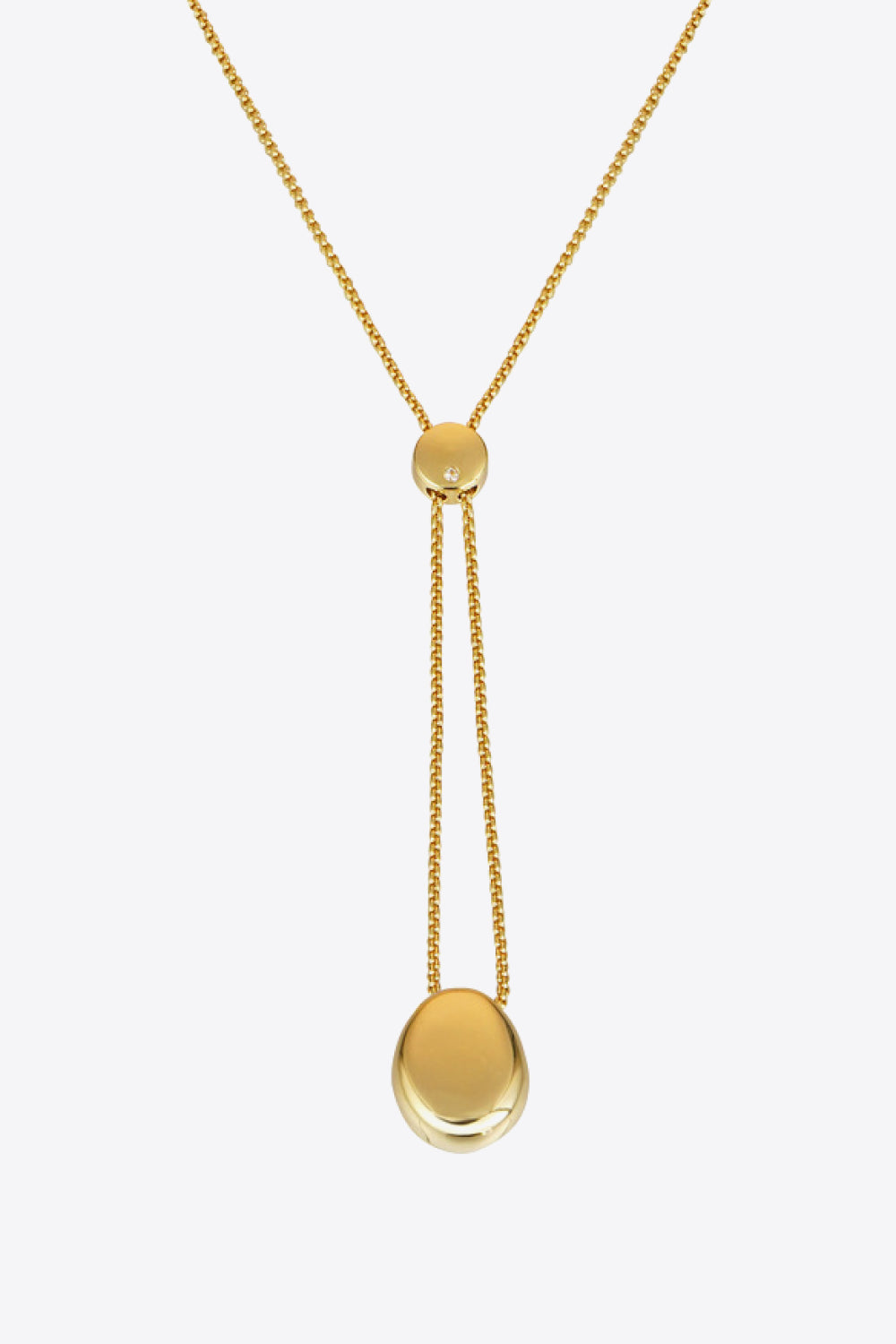 18k Gold-Plated Sweater Chain Necklace