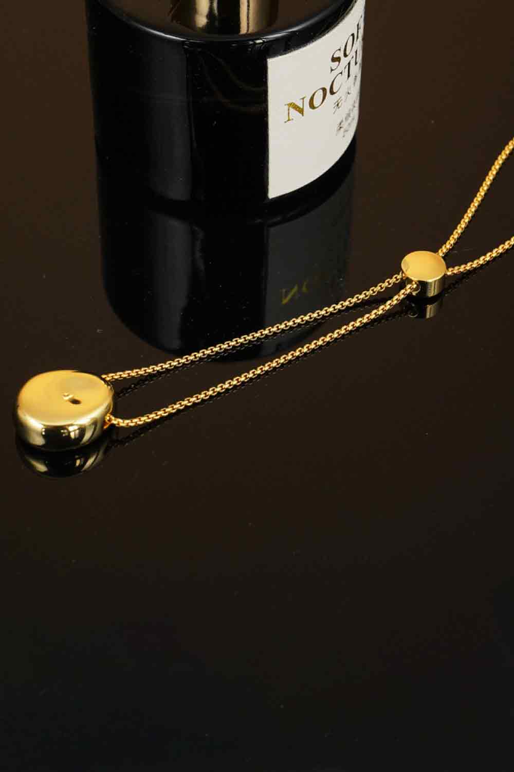 18k Gold-Plated Sweater Chain Necklace