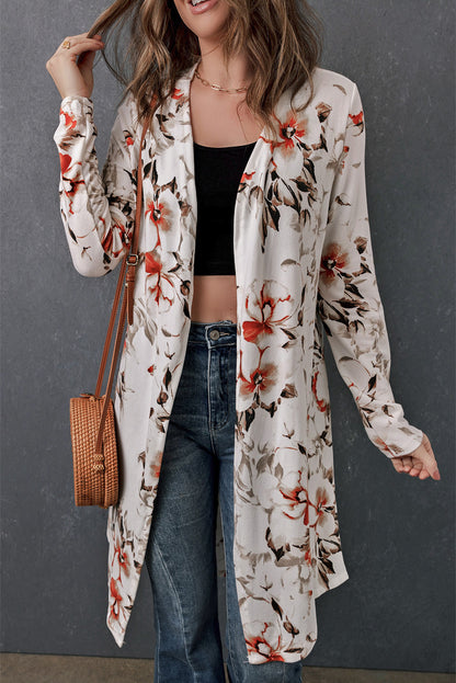 Double Take Printed Cardigan