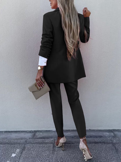 Bold Blazer and Pencil Pant Suit