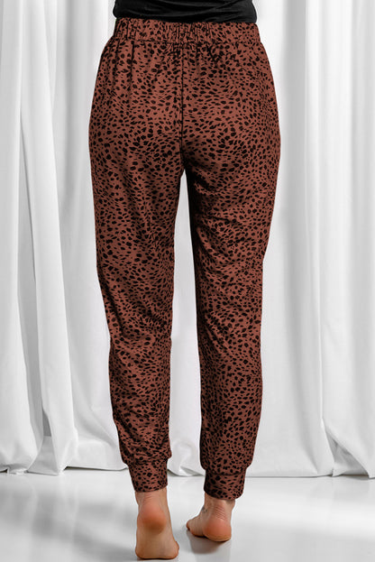 Leopard Print Joggers