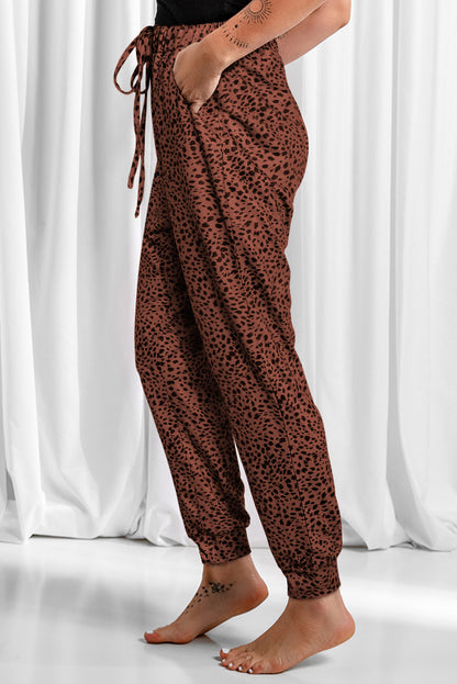 Leopard Print Joggers