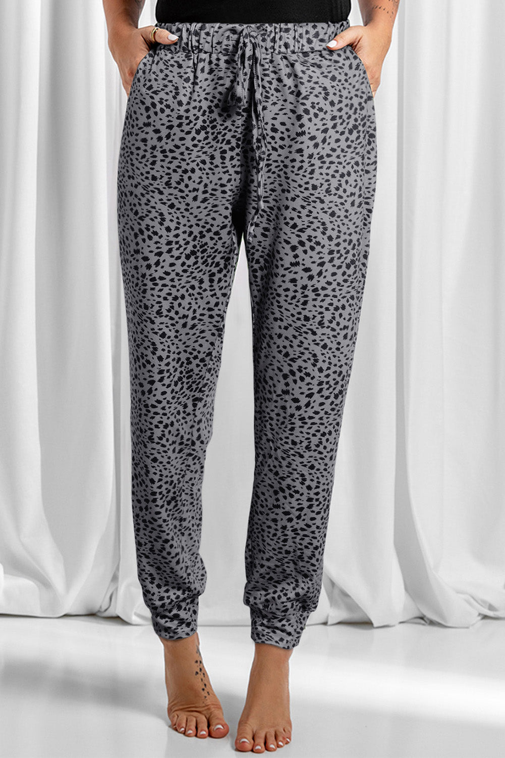 Leopard Print Joggers