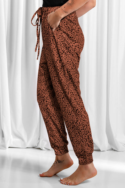 Leopard Print Joggers