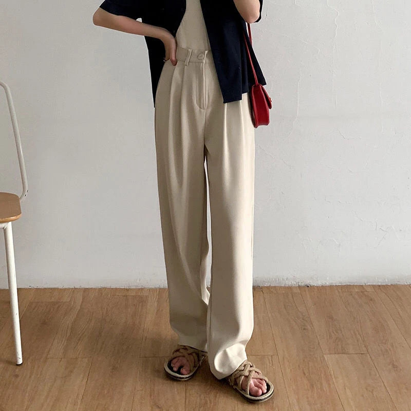 Straight-Leg Trousers