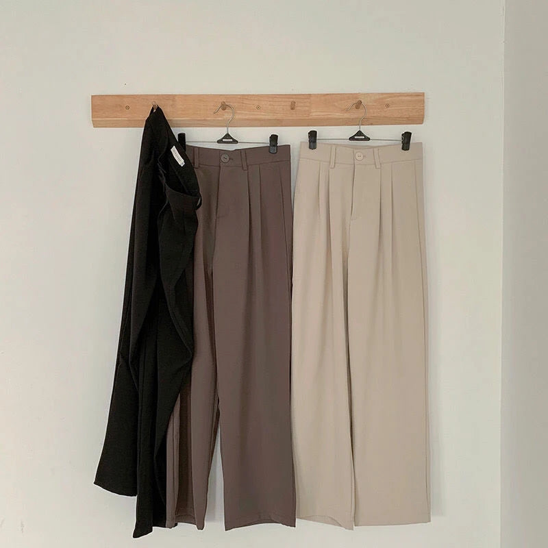 Straight-Leg Trousers