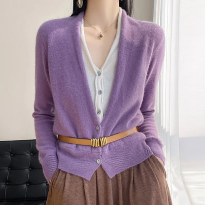 Beliarst Wool V-Neck Cardigan