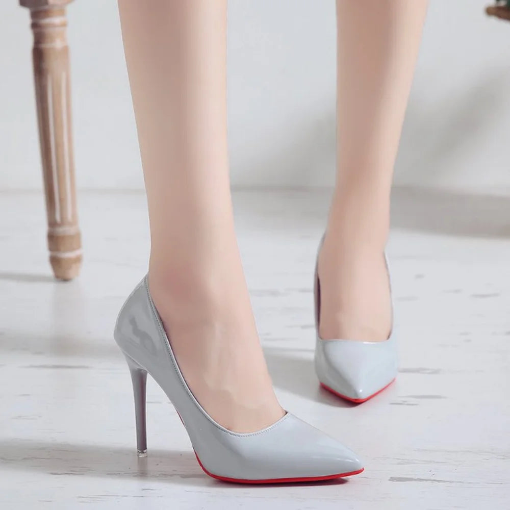 Patent Leather Stiletto Heels