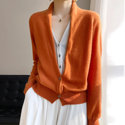 Beliarst Wool V-Neck Cardigan