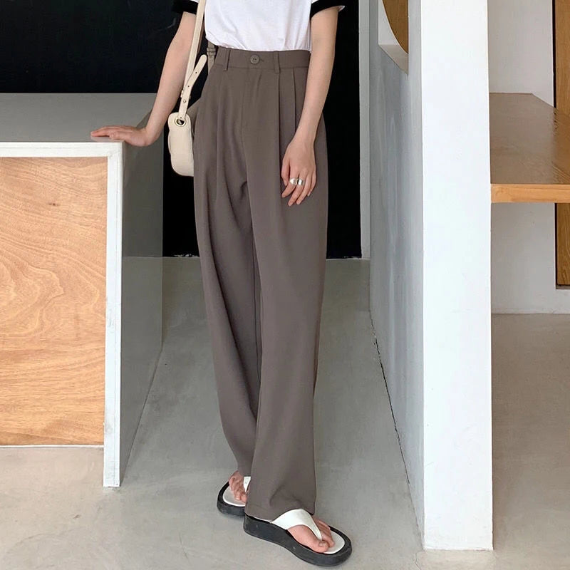 Straight-Leg Trousers