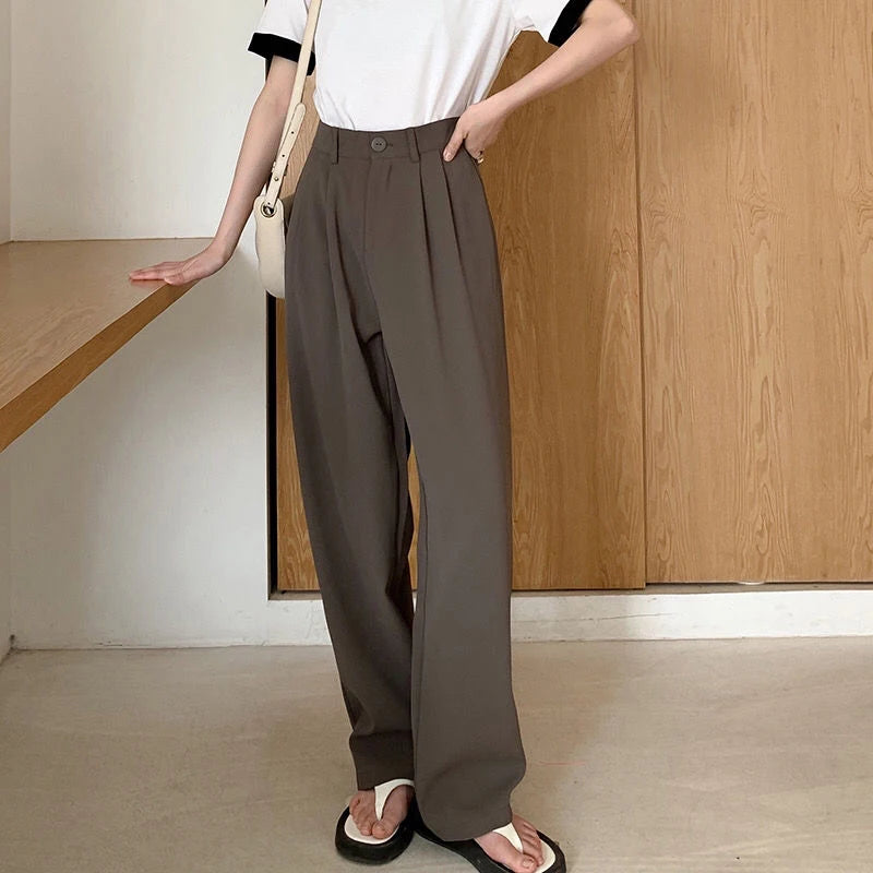 Straight-Leg Trousers