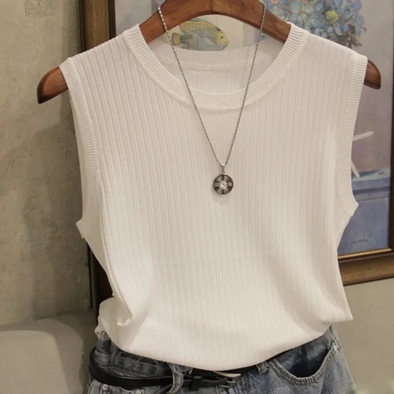 Lightweight Knit Sleeveless Top