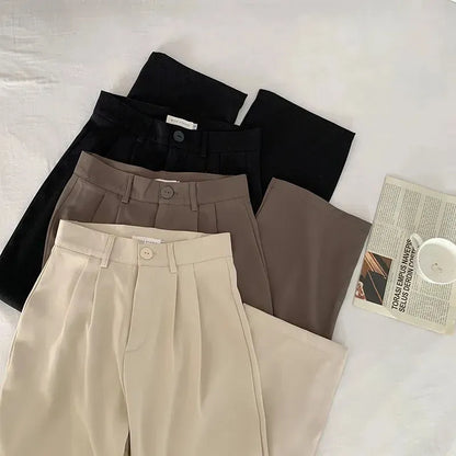 Straight-Leg Trousers