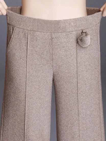 Wool-Blend Ankle Trousers