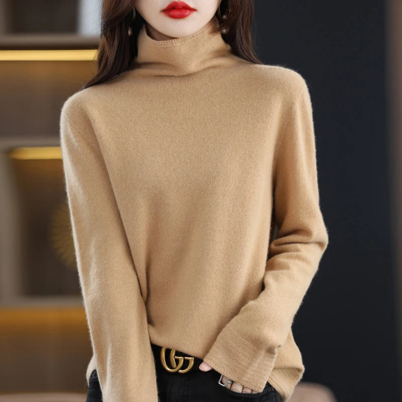 Beliarst Merino Wool Turtleneck