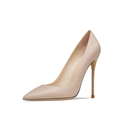 Leather 8cm Pointed-Toe Stiletto